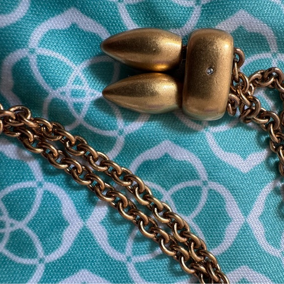 Kendra Scott Anna Necklace with Black Pyrite Pendant - Picture 8 of 10